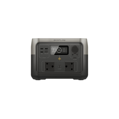 ECOFLOW RIVER 2 MAX Portable Power Station 512Wh battery 500W output 220W Solar Charger - SA Socket