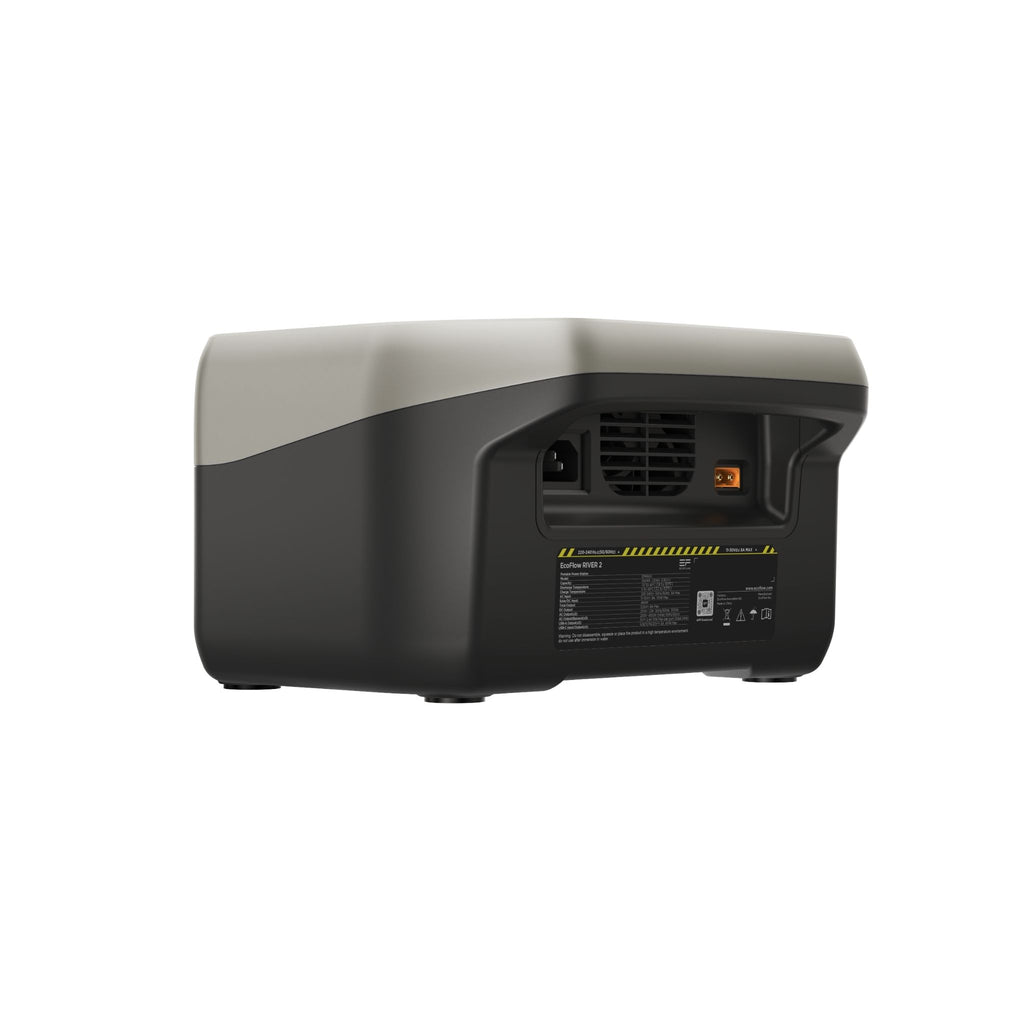 ECOFLOW RIVER 2 Portable Power Station - 256Wh LFP battery -  300W Output 110W Solar chrger - SA Socket