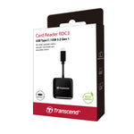 Transcend RDC3 USB-C SD and microSD Card Reader