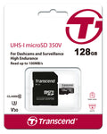 Transcend 350V 128GB High Endurance microSDXC U3 V30 Memory Card