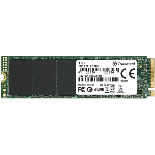 Transcend MTE220S 1TB M.2 2280 PCIe Gen3x4 NVMe SSD