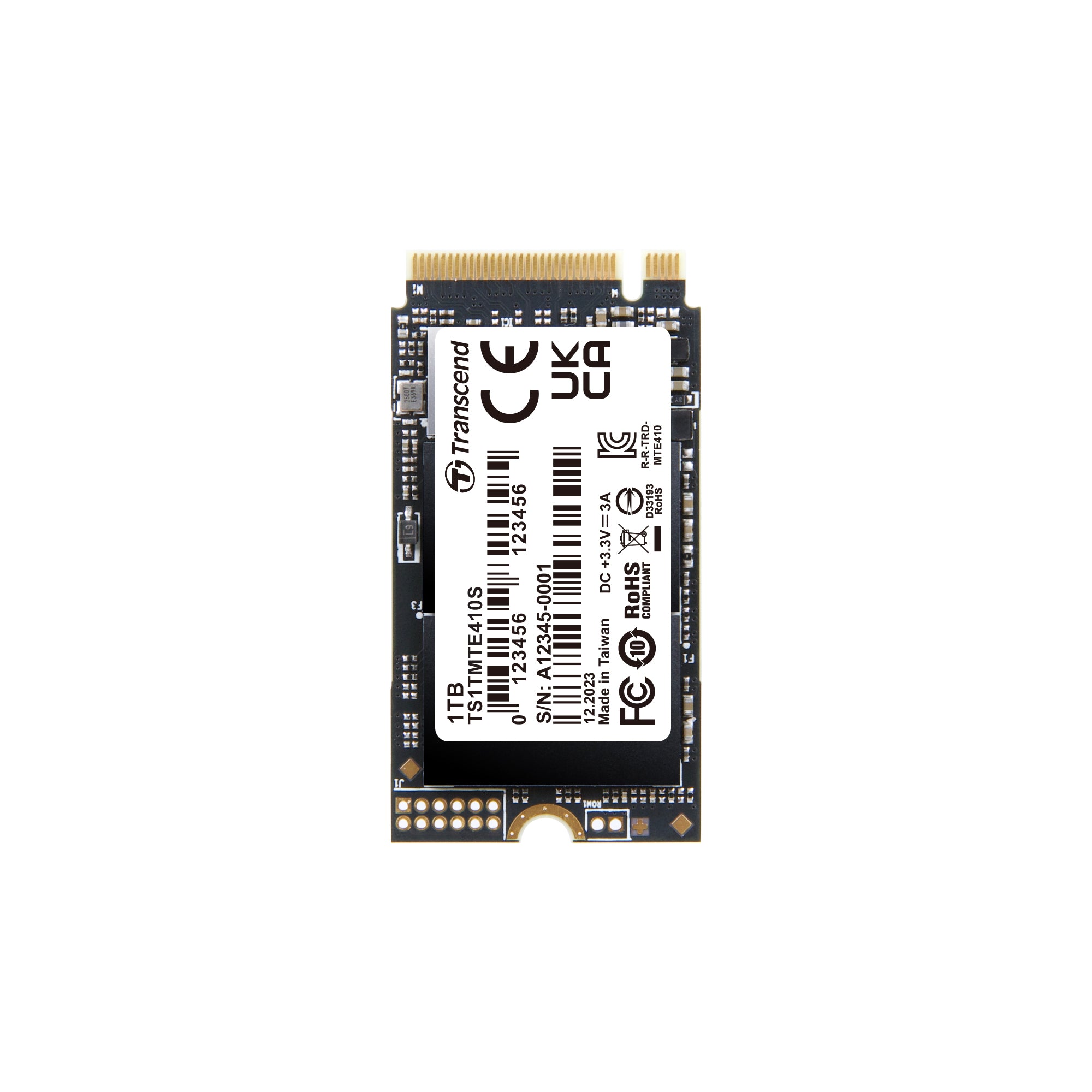 Transcend MTE410S 1TB M.2 2242 PCIe Gen4x4 NVMe SSD