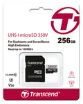 Transcend 350V 256GB microSDXC High Endurance Memory Card