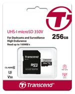 Transcend 350V 256GB microSDXC High Endurance Memory Card