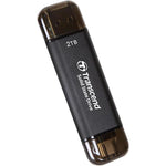 Transcend ESD310C 2TB Portable SSD USB-C and USB-A Black - image 2