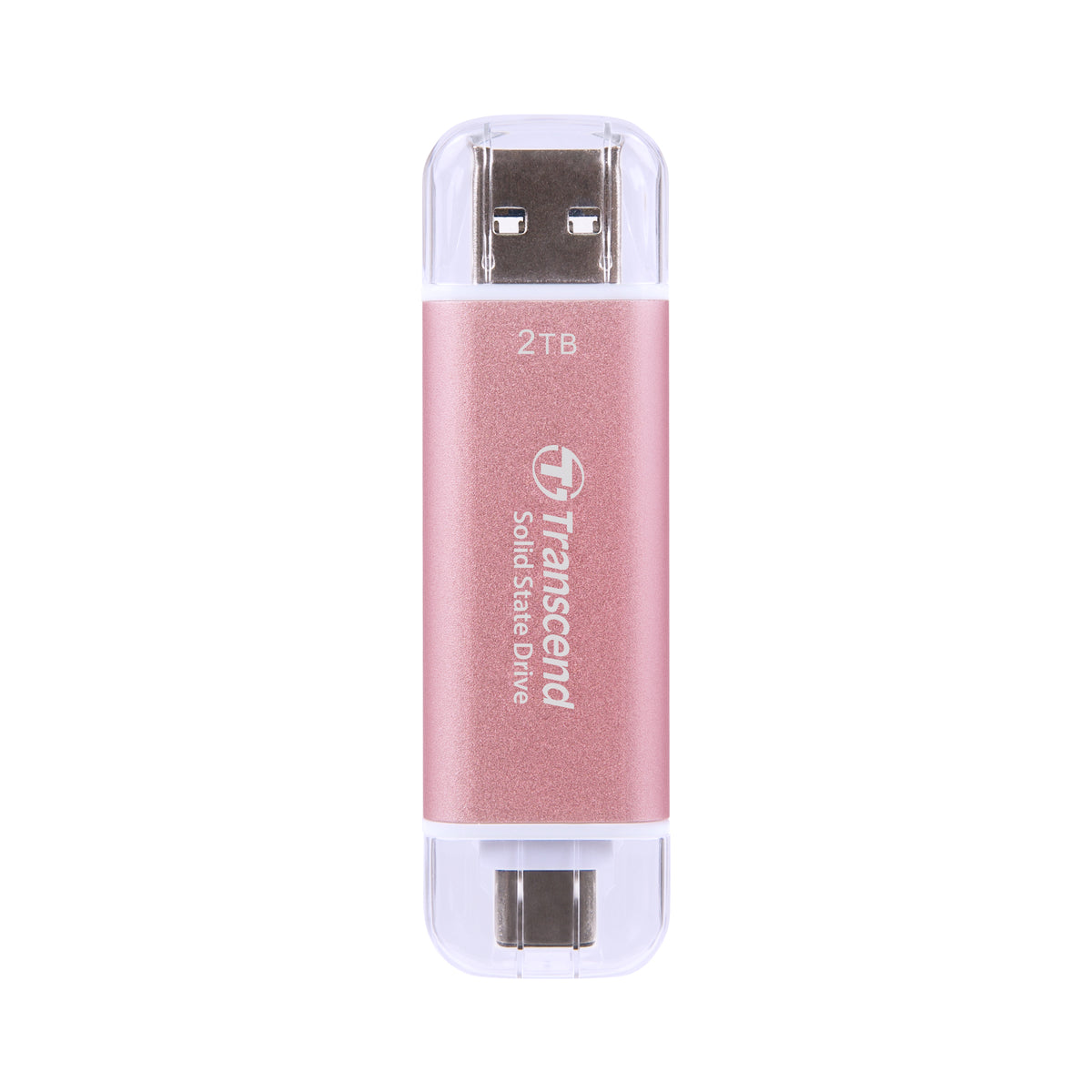 Transcend ESD310P 2TB Portable SSD USB-C and USB-A Pink - image 2