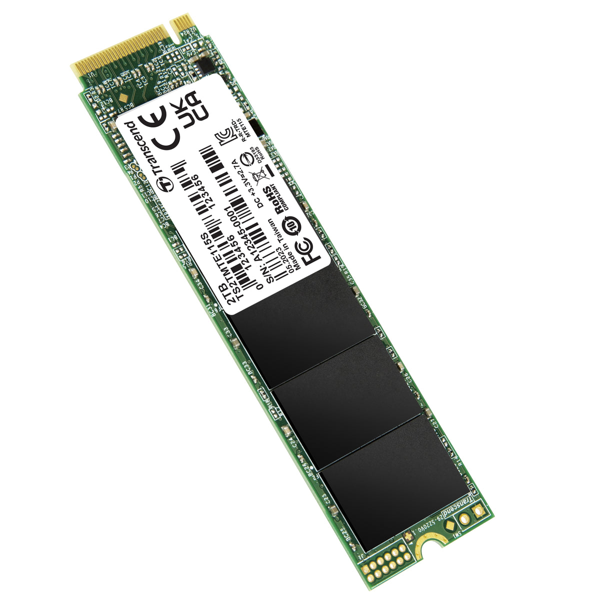 Transcend MTE115S 2TB M.2 2280 PCIe Gen3x4 NVMe SSD - image 3
