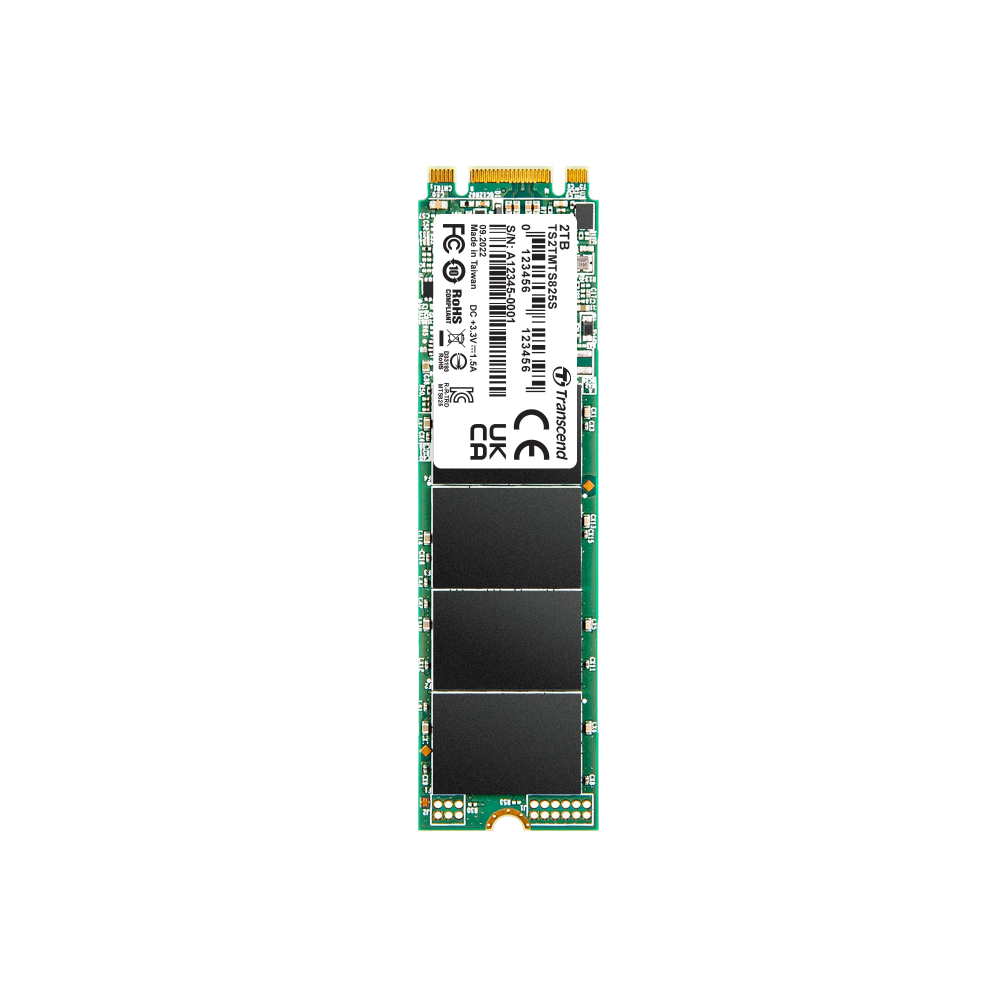 Transcend MTS825S 2TB M.2 2280 SATA III SSD