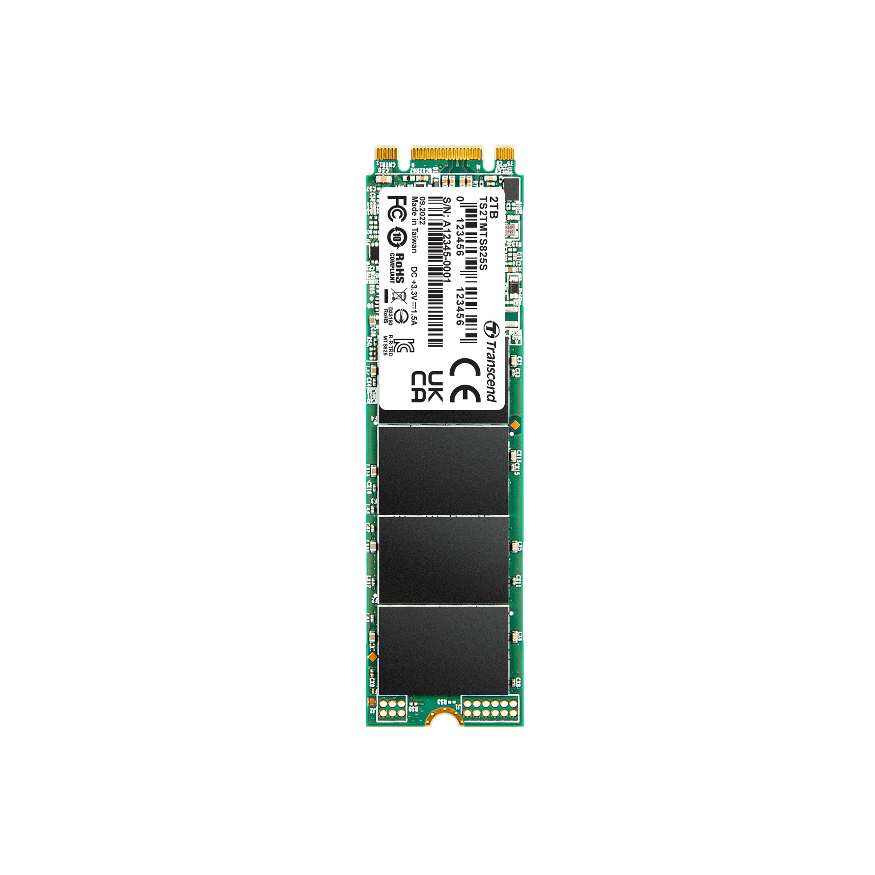 Transcend MTS825S 2TB M.2 2280 SATA III SSD