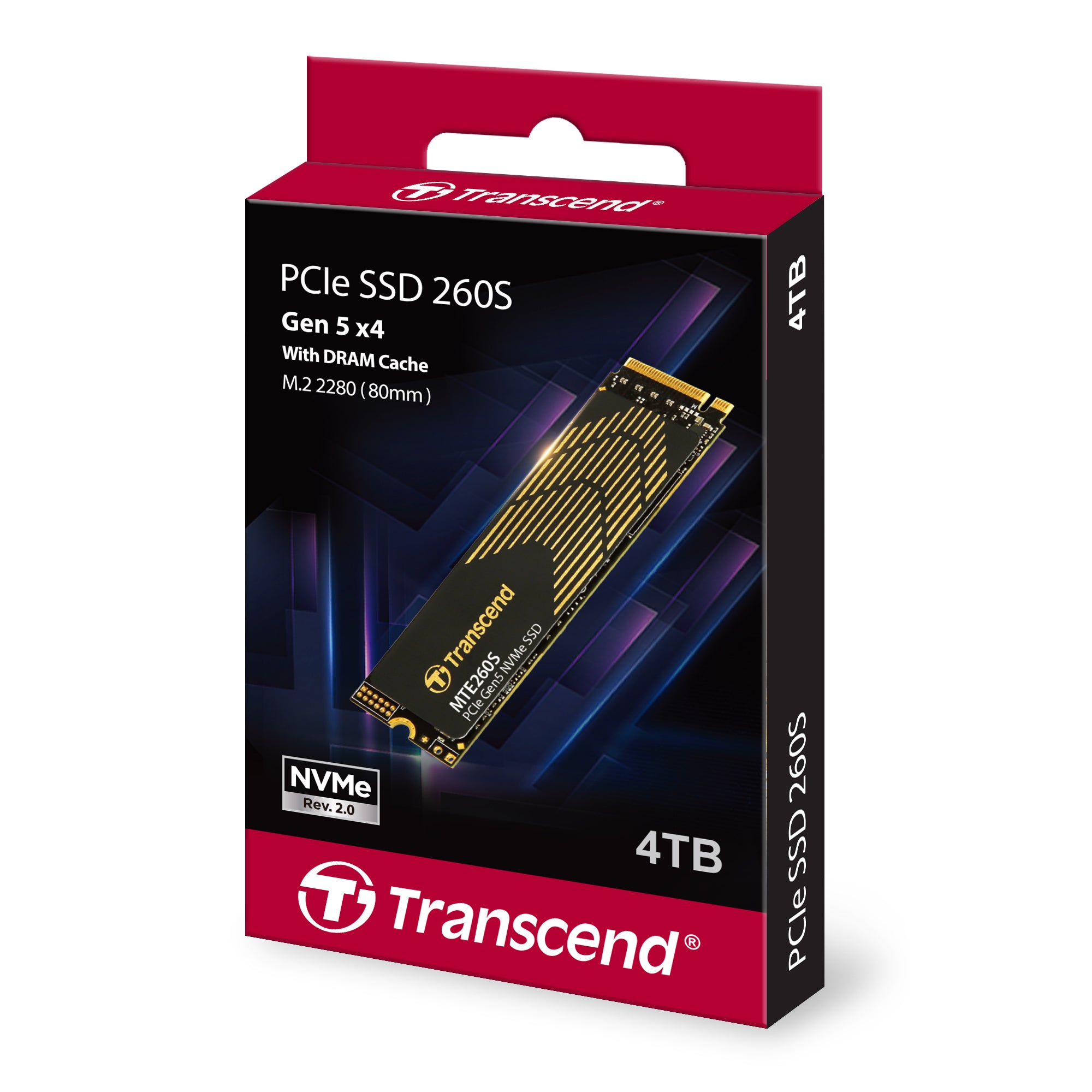 Transcend MTE260S 4TB M.2 2280 PCIe Gen5x4 NVMe SSD