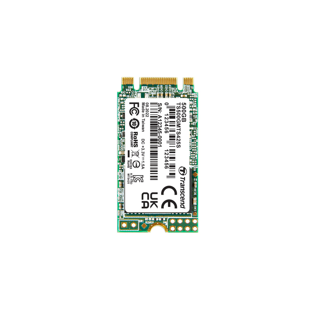 Transcend MTS425S 500GB M.2 2242 SATA III SSD