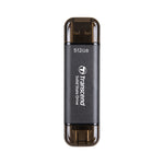 Transcend ESD310C 512GB Portable SSD USB-C and USB-A Black - image 2