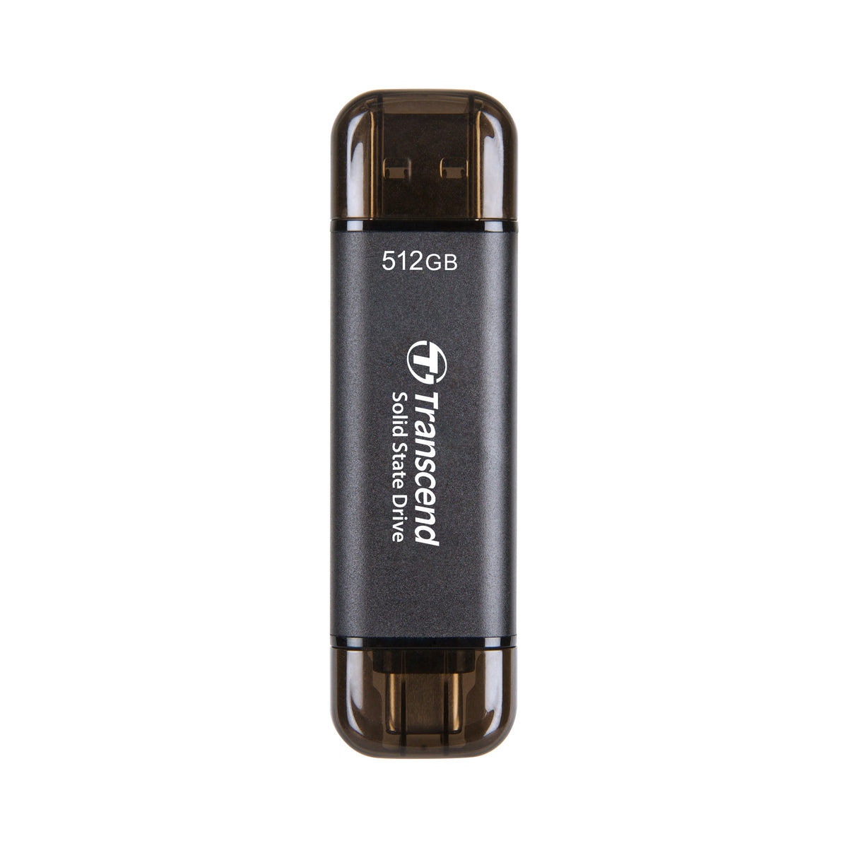 Transcend ESD310C 512GB Portable SSD USB-C and USB-A Black - image 2