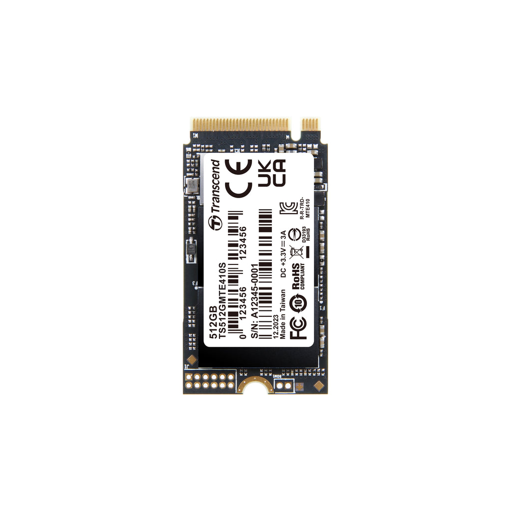 Transcend MTE410S 512GB M.2 2242 PCIe Gen4x4 NVMe SSD