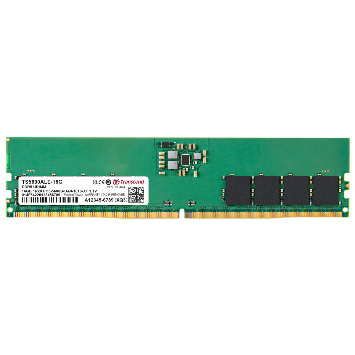 Transcend 16GB DDR5-5600 U-DIMM Memory