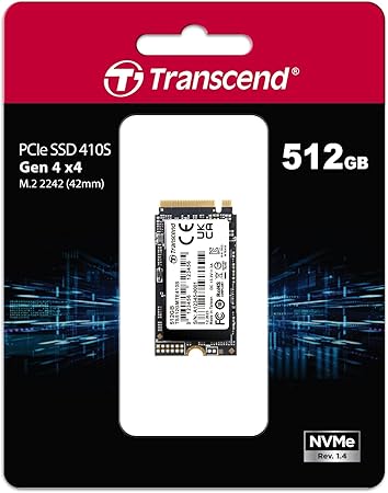 Transcend MTE410S 512GB M.2 2242 PCIe Gen4x4 NVMe SSD