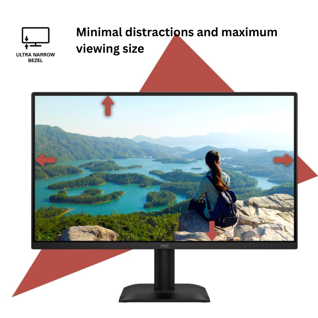 AOC 24E40L 23.8-inch Full HD IPS 144Hz Monitor AOC-24E40L