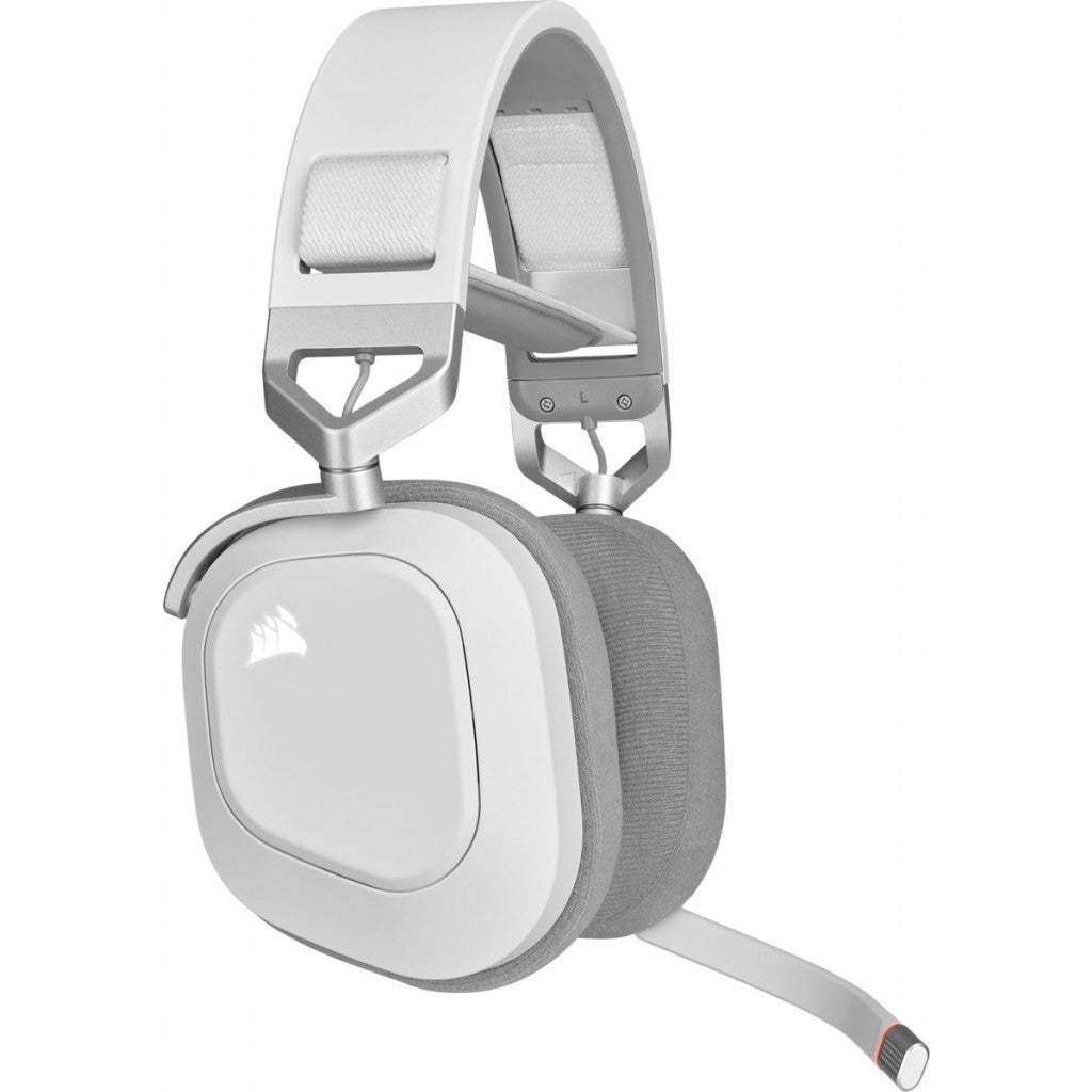CORSAIR HS80 RGB WIRELESS Gaming Headset White - CA-9011236-AP