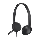 LOGITECH H340 USB Computer Headset Black - 981-000475