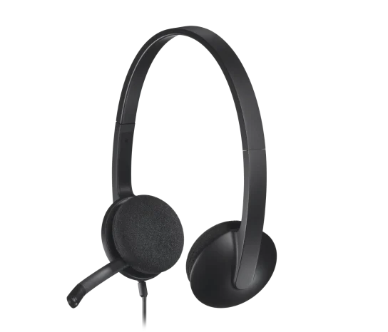 LOGITECH H340 USB Computer Headset Black - 981-000475