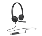 LOGITECH H340 USB Computer Headset Black - 981-000475