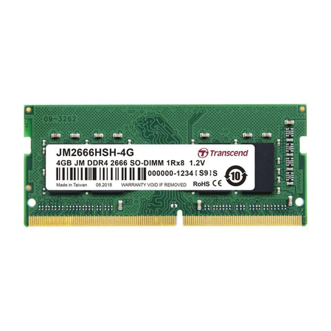 Transcend JetRam 4GB DDR4-2666 SO-DIMM Notebook Memory - image 2