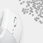 LOGITECH Lift Vertical Ergonomic Mouse Off-White - 910-006475