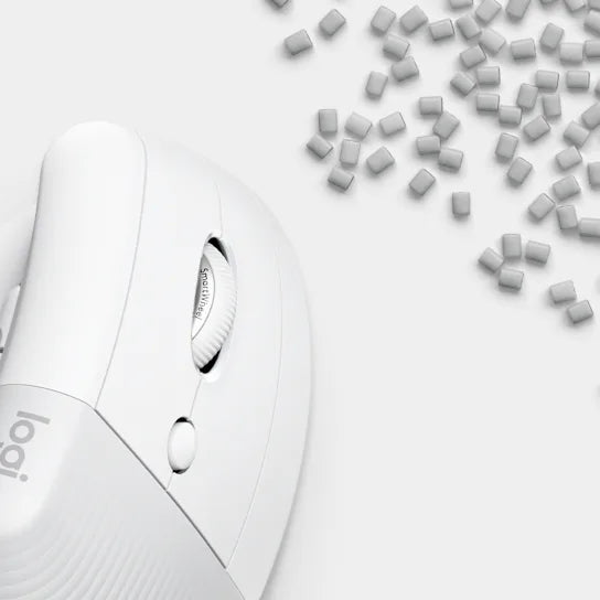 LOGITECH Lift Vertical Ergonomic Mouse Off-White - 910-006475