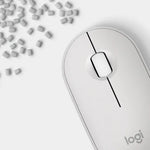 LOGITECH Pebble Mouse 2 M350s Bluetooth Mouse Tonal White - 910-007013