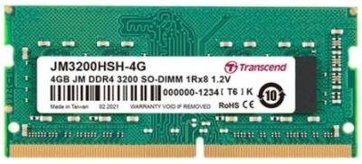 Transcend JetRam 4GB DDR4-3200 SO-DIMM Notebook Memory