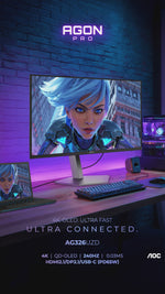 AOC AGON PRO AG326UZD 31.5-inch 4K 240Hz QD-OLED Monitor
