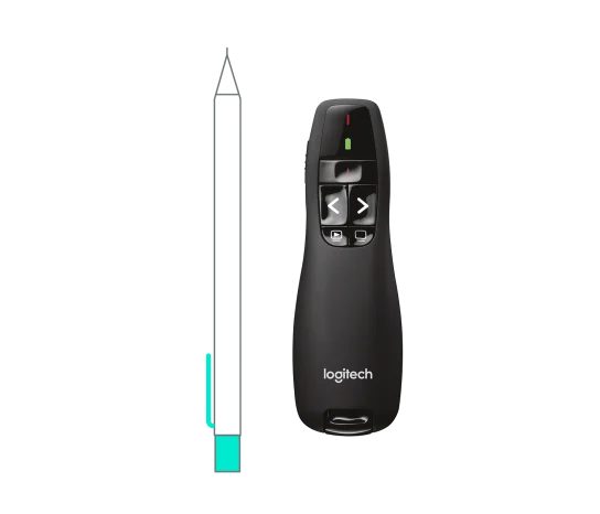 Logitech R400 Wireless Presenter Black 910-001356
