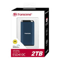 Transcend ESD410C 2TB Rugged Portable SSD USB-C 20Gbps Dark Blue