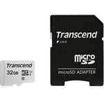 Transcend 300S 32GB microSDHC UHS-I U1 Class 10 Memory Card with Adapter - image 2