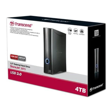 Transcend StoreJet 35T3 4TB Desktop External Hard Drive