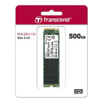 Transcend MTE115S 500GB M.2 2280 PCIe Gen3x4 NVMe SSD
