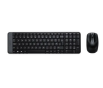 LOGITECH MK220 Wireless Keyboard & Mouse Combo Black - 920-003161