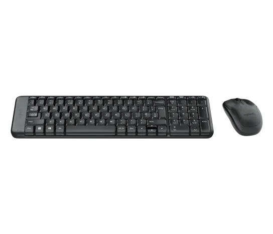 LOGITECH MK220 Wireless Keyboard & Mouse Combo Black - 920-003161